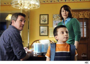 The Middle on ABC on Wednesdays. Very funny.