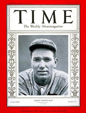 Jay Hanna Dizzy Dean (January 16, 1910 – July 17, 1974), also known ...