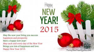 Happy New Years Eve Quotes and Sayings 2015 Status