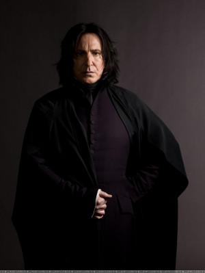 Snape- perfect picture of him.
