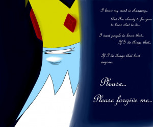 Adventure Time Quotes About Love Ice king quote background by