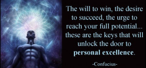 ... these are the keys that will unlock the door to personal excellence