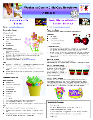 ... children sampledaycare newsletter childcare daycare located newsletter