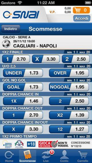 Ricerche correlate a palinsesto snai calcio italiano