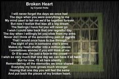 Heartbreak Poems | Poetry Greeting Cards - Sad Poem - Broken Heart ...