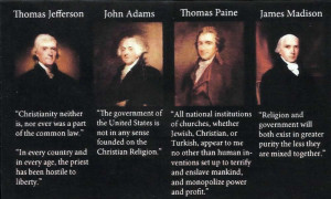 founding fathers quotes on religion