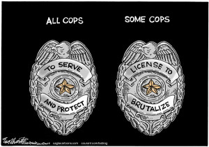 Brutality © Bob Englehart,The Hartford Courant,Police brutality ...