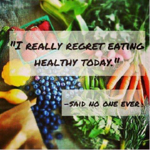 Eating healthy quote