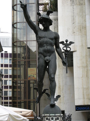 Hermes (Mercury) Photo: Hermes in Budapest
