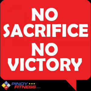 No Sacrifice No Victory.