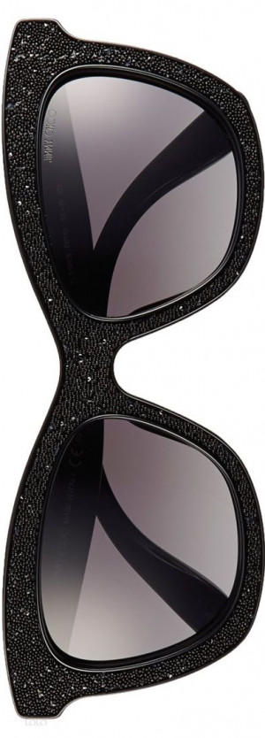 Jimmy Choo #sunglasses #crystals #black