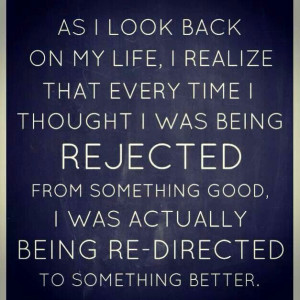 Rejection is Gods protection
