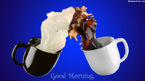 Home » Quotes » Good Morning Quotes Coffee Mug Splash Wallpaper