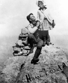 In 1905, Enos Mills guided 8-year-old Harriet Peters to the top of ...