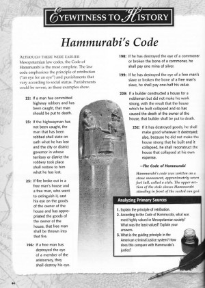 Description: Hammurabi's Code_0001