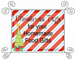 Christmas Neighbor Gifts-Tags for Homemade or Store Bought Treats/Food ...