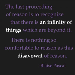 infinity quote blaise pascal
