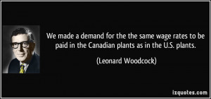 More Leonard Woodcock Quotes