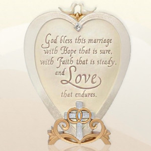 Christian Wedding Blessing Wall Plaque – Legacy of Love Collection