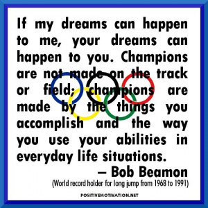 ... Bob Beamon, world record holder for long jump from 1968 to 1991