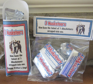 Homemade Father Day Gift Ideas Quot Three Musketeers