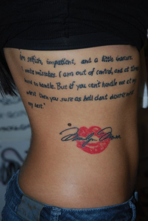 Traditional egale with flags tattoo.