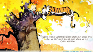 We’re so busy” -Calvin & Hobbes
