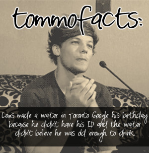 louis tomlinson One Direction boobear tommofacts