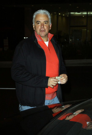 American actor John O'Hurley outside BOA steakhouse in Hollywood.