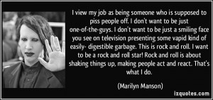 More Marilyn Manson Quotes