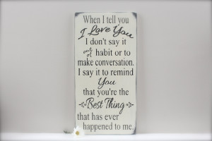 Vintage Love Pictures With Quotes Love you quote custom wood