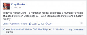Today is HumanLight — a Humanist holiday celebrates a Humanist’s ...