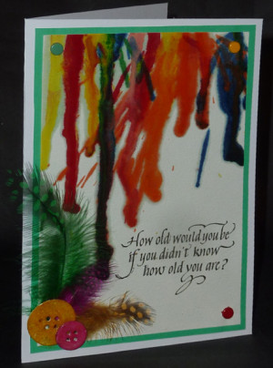 ID: MC June/12 - Crayon Art - Melt Down - How Old card
