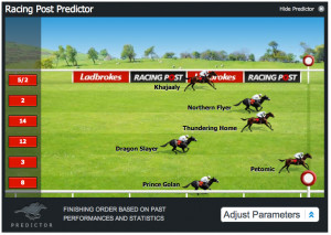 ... race card page click the blue button labelled “ Show Predictor