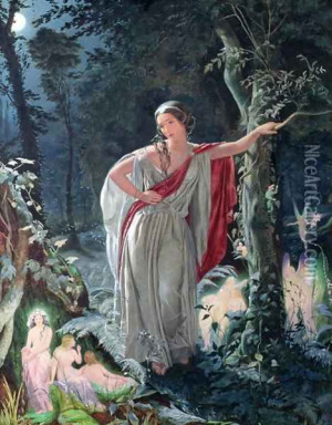 Home > John Simmons > A Midsummer Night's Dream: Hermia Surrounded by ...