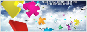 Life is a Puzzle Facebook Cover