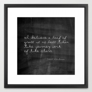 ... Print - Walt Whitman Quote - Leaf of Grass - Quotes - Typography