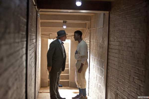 In 42, Harrison Ford (left) plays Brooklyn Dodgers GM Branch Rickey to ...
