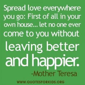 Love Quotes Mother Teresa: Mother Teresa Picture Quotes, Mother Teresa ...