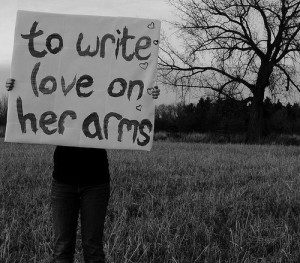 To Write love on her arms ~ Being In Love Quote