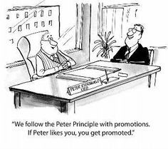 The Peter Principle #recruitment #humour