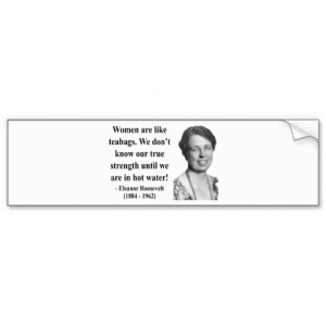 Eleanor Roosevelt Quote 6b Bumper Sticker