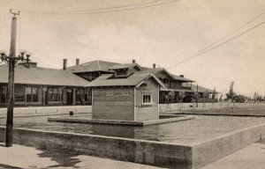 New Mexico Train Depot Early Photo Deming New Mexico Train Depot