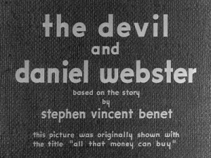 The Devil and Daniel Webster (Masters of Cinema)