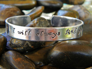 Once Upon A Time inspired bracelet - I will always find you. $15.00 ...