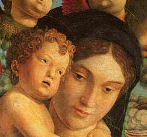 Madonna and Child with Cherubs ~ Andrea Mantegna ~ 1480-1490