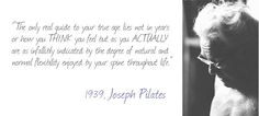You are only as old as your spine www.thepilatesflo... www.facebook ...