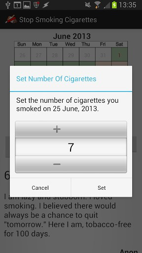 View bigger - Quit Smoking Tips & Quotes for Android screenshot