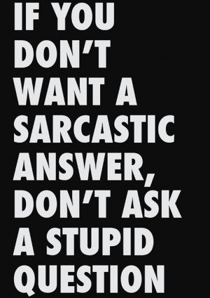 sarcastic quotes