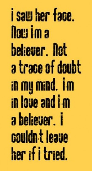 ... Believer - song lyrics, song quotes, music lyrics, music quotes, songs
